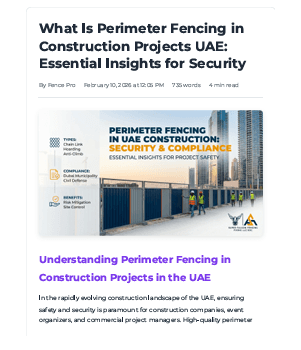 Perimeter Fencing Blog Post - AI Generated Content